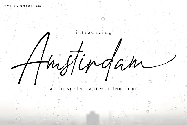 Amstirdam font