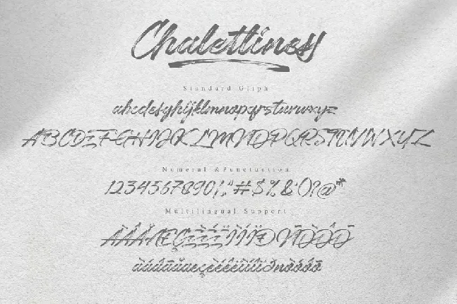 Chaletliness font