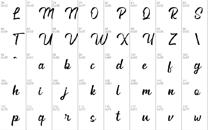 Generation font