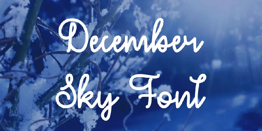 December Sky Font