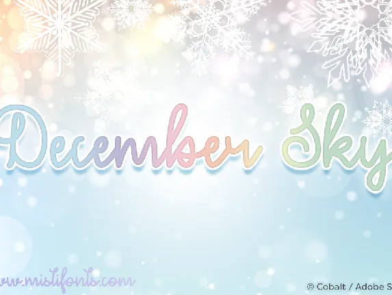 December Sky Font