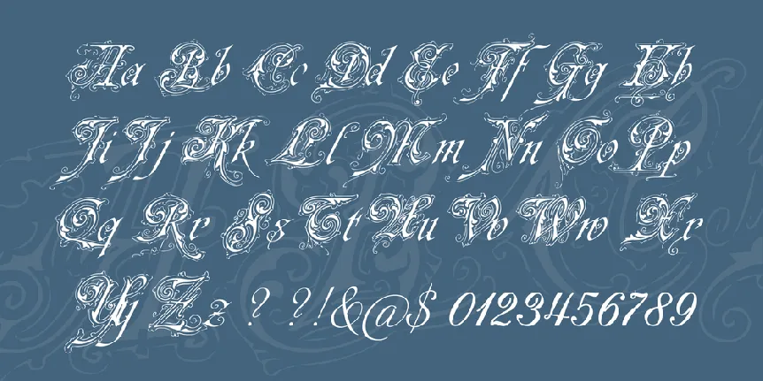 Neue Zier Schrift font