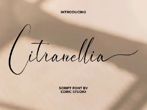 Citranellia font