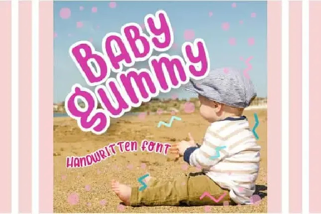 Baby Gummy Display font