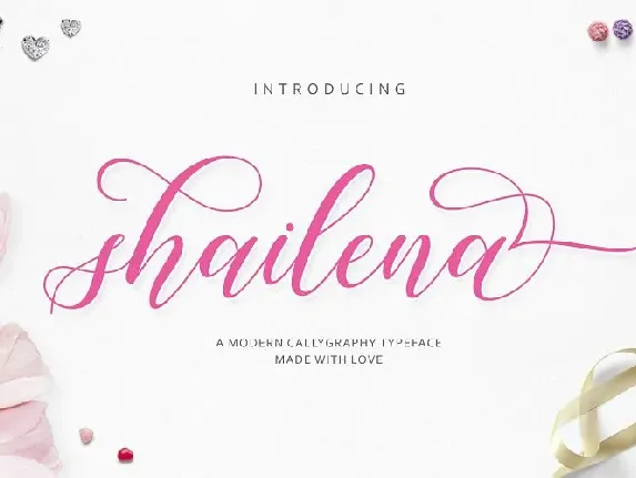 Shailena Script font