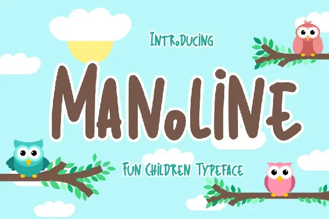 Manoline font