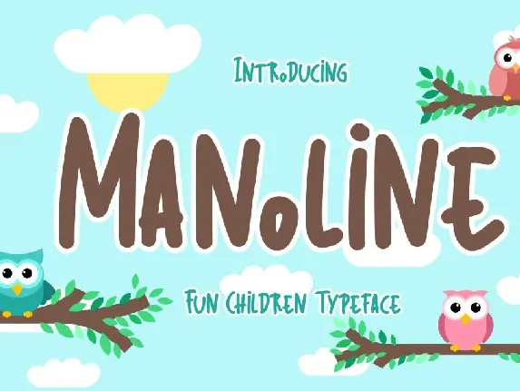 Manoline font