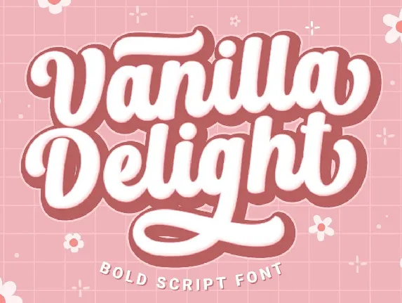 Vanilla Delight font