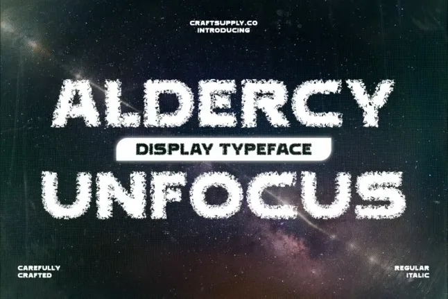 Aldercy Unfocus font