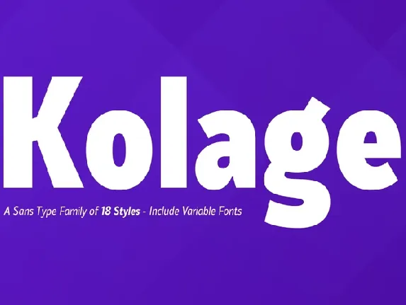 Kolage font