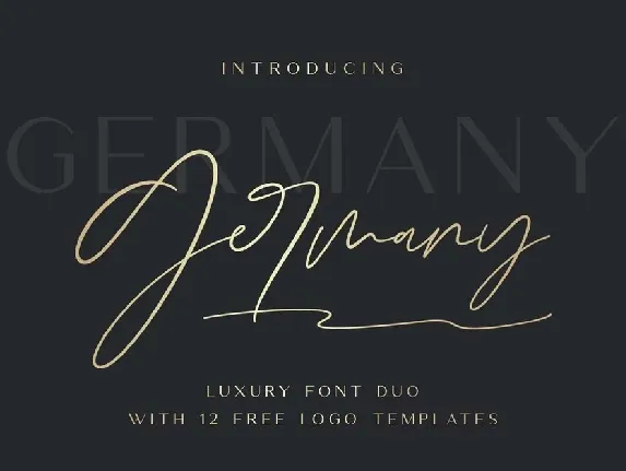 Germany Duo Free font