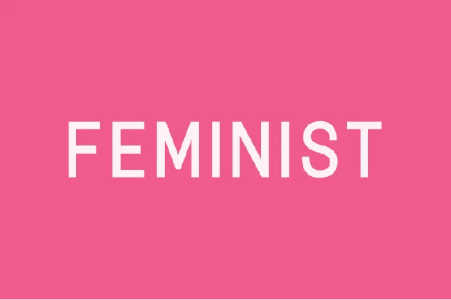 Feminist font