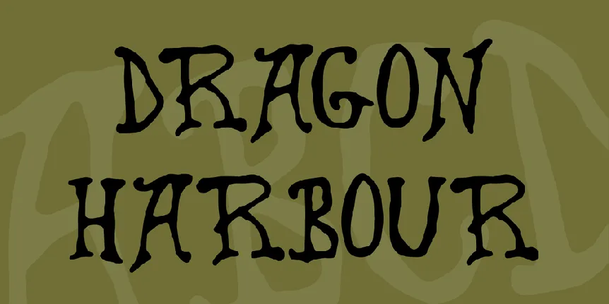 Dragon Harbour font