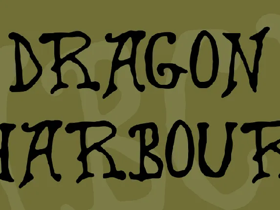 Dragon Harbour font