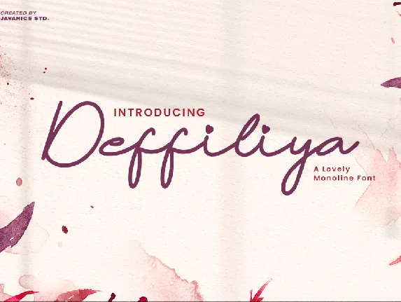 Deffiliya font