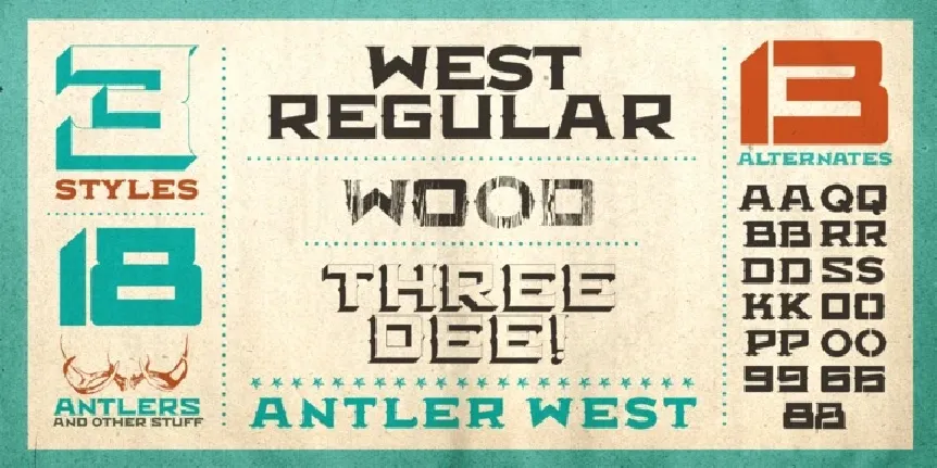 Antler Family font