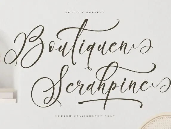 Boutiquen Serahpine DEMO VERSIO font