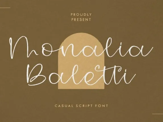 Monalia Baletti font