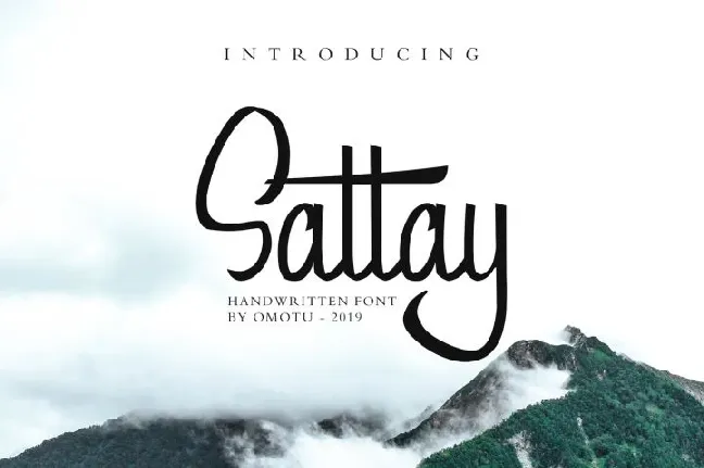 Sattay Script font