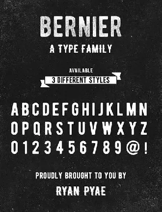 Bernier Free font