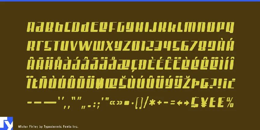 Mister Firley font