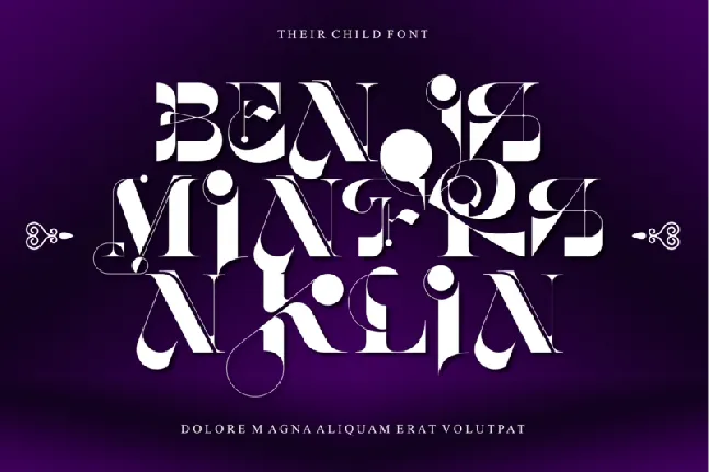 Their Child font