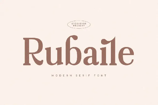 Rubaile font