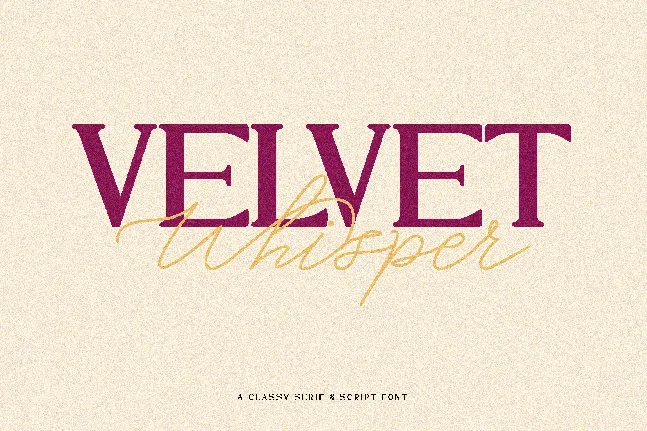 HT Velvet Whisper font