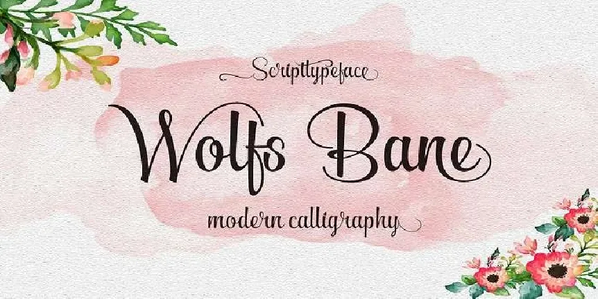 Wolf Bane Pro font