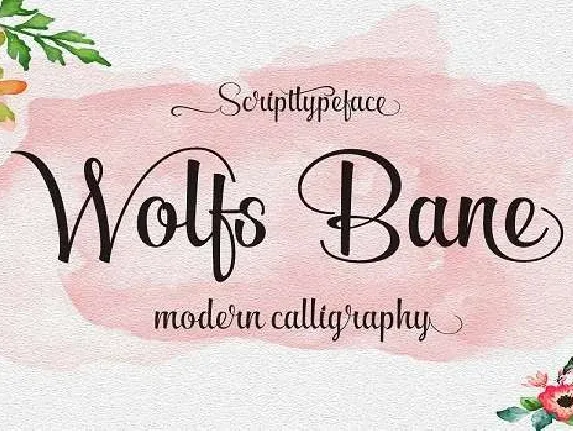 Wolf Bane Pro font