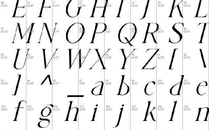 The Sargent Serif font