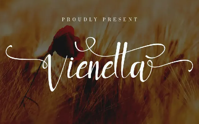 Vienetta font