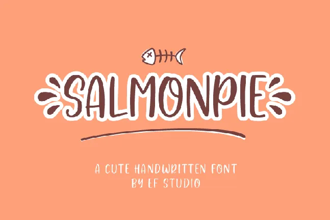 Salmonpie - Personal Use font