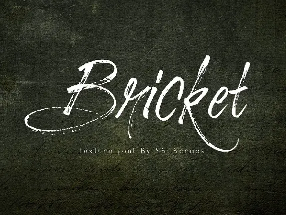 BRICKET font