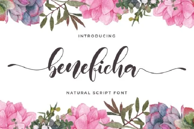 Beneficha Calligraphy Script font