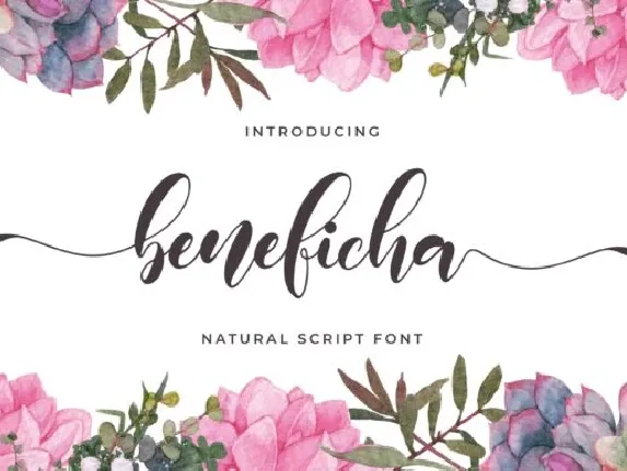 Beneficha Calligraphy Script font