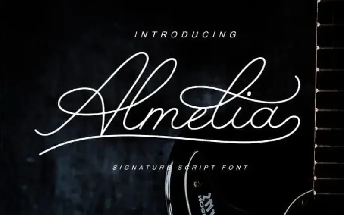 Almelia Handwritten font