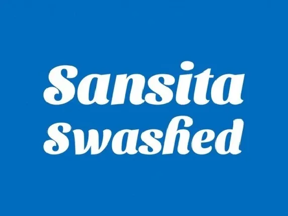 Sansita Swashed Family font