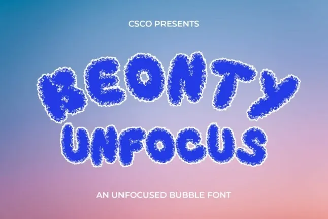 Beonty Unfocus font