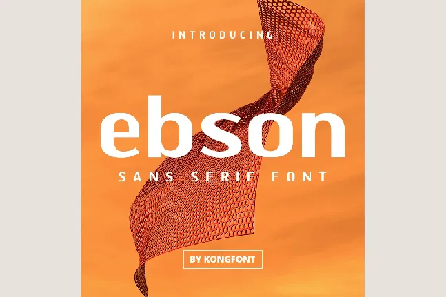 Ebson font