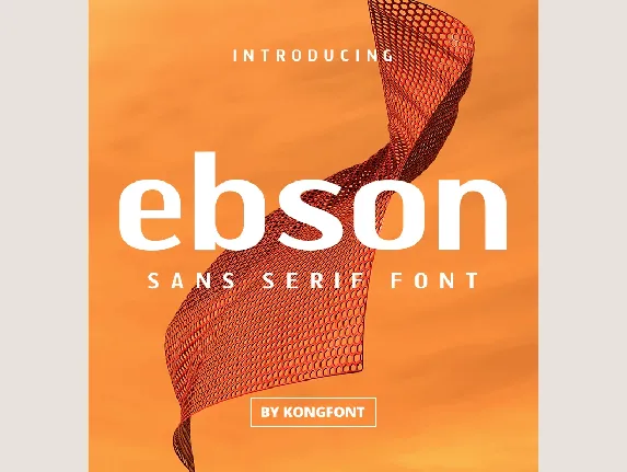 Ebson font