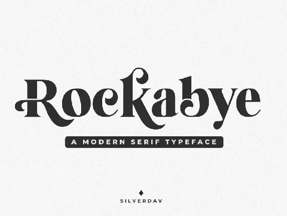 Rockabye Typeface font