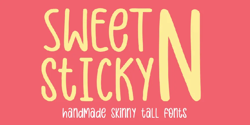 Sweet N Sticky font