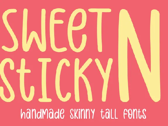 Sweet N Sticky font