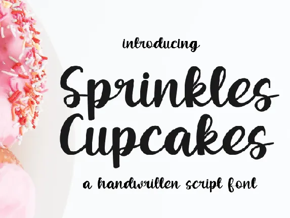 Sprinkles Cupcakes font