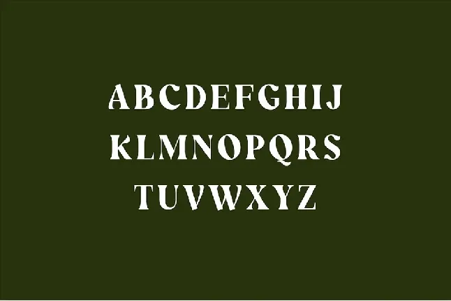 Wainscoted font