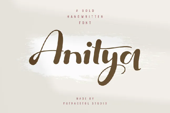 Anitya font