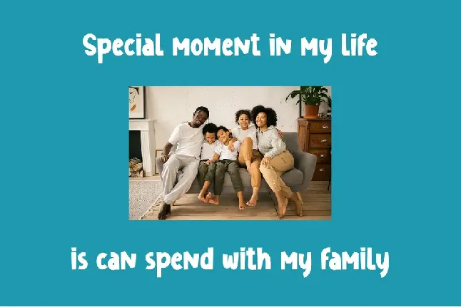 Special Moment font