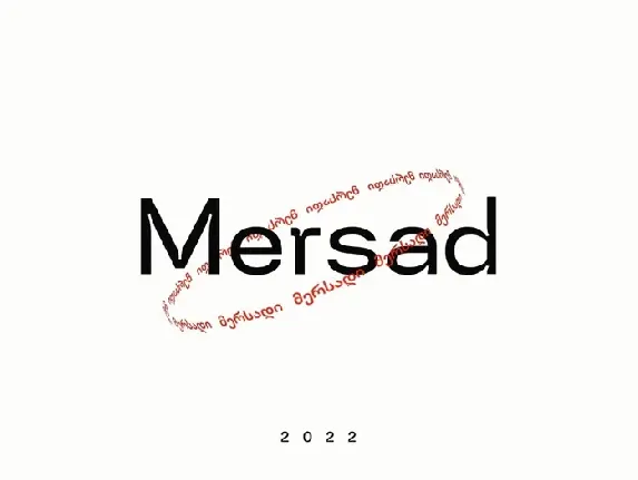 Mersad font