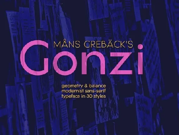 Gonzi font